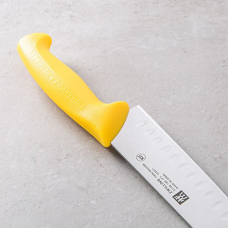 ZWILLING Twin Master 7" Santoku Knife with Granton Edge (Yellow)