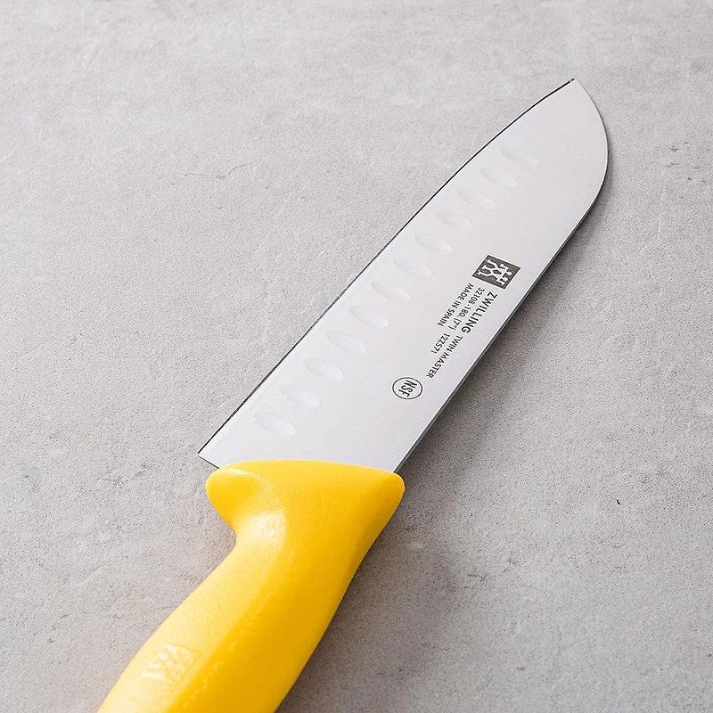 ZWILLING Twin Master 7" Santoku Knife with Granton Edge (Yellow)