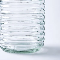 KSP Verrone 'Ribbed' Glass Bottle with Stopper (1L)