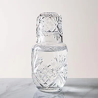 KSP Exquisite Bedside Water Carafe with Glass (560mL)