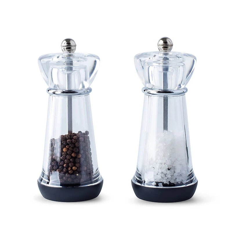 Trudeau Maison Acrylic Salt+pepper Mill - Set of 2