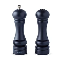 Trudeau Maison Seville Wood Salt and Pepper Mill - Set of 2 (Espresso)