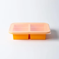 KSP Freezicube Silicone Food and Soup Tray 2 Cup 2 Cavity (Orange