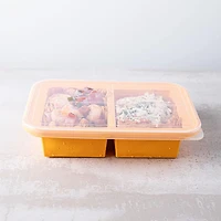 KSP Freezicube Silicone Food and Soup Tray 2 Cup 2 Cavity (Orange
