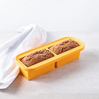 KSP Freezicube Silicone Food and Soup Tray 1 Cup 2 Cavity (Orange)