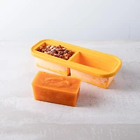 KSP Freezicube Silicone Food and Soup Tray 1 Cup 2 Cavity (Orange)