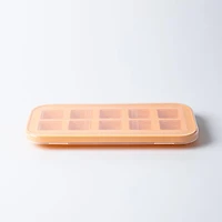 KSP Freezicube Silicone Food and Soup Tray 2 Tbsp 10 Cavity (Orange)