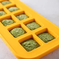 KSP Freezicube Silicone Food and Soup Tray 2 Tbsp 10 Cavity (Orange)