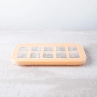 KSP Freezicube Silicone Food and Soup Tray 2 Tbsp 10 Cavity (Orange)