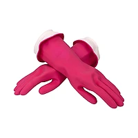 Casabella Waterblock Premium Latex Gloves - Small (Pink)