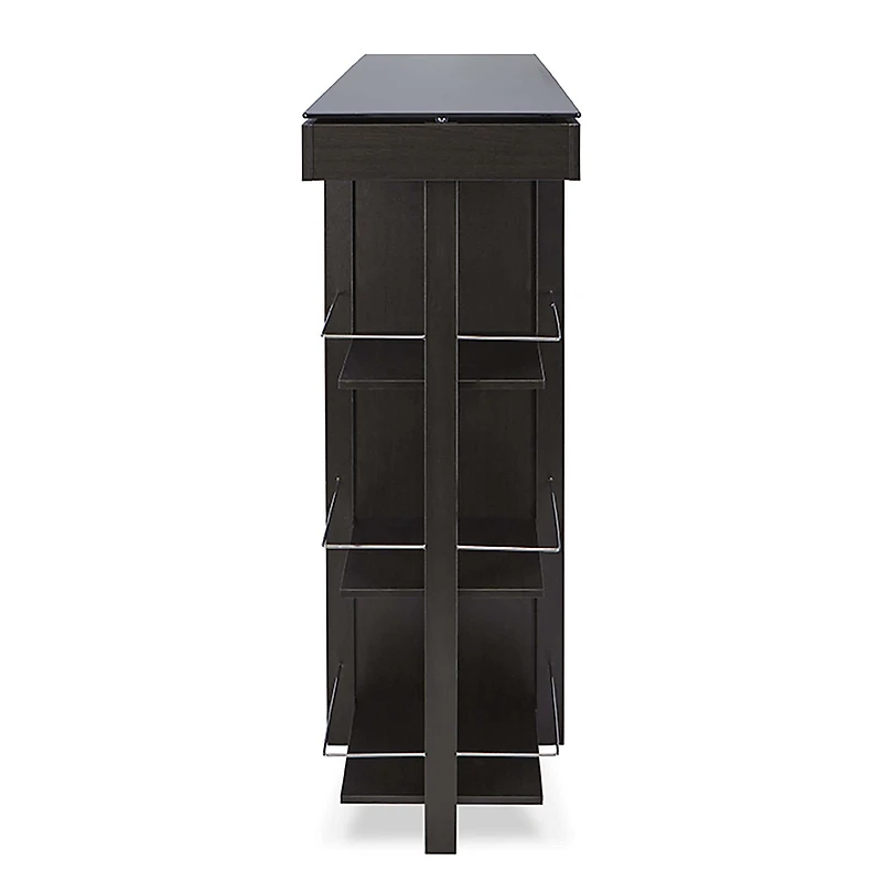 KSP Venice Bar Unit with Glass Top (Espresso)