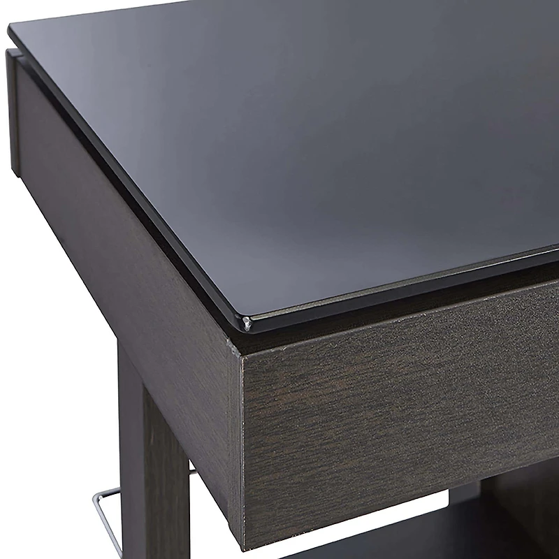 KSP Venice Bar Unit with Glass Top (Espresso)