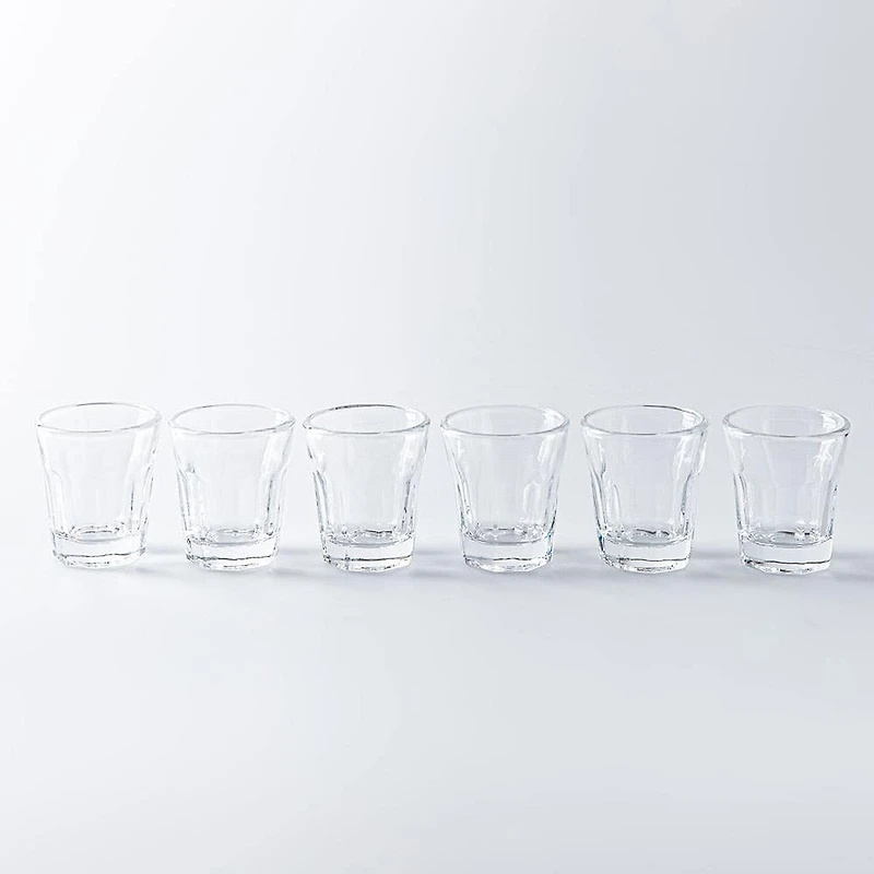 KSP Rock Ridge Glass Shot Glass - Set of 6 (42mL)