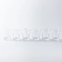 KSP Rock Ridge Glass Shot Glass - Set of 6 (42mL)