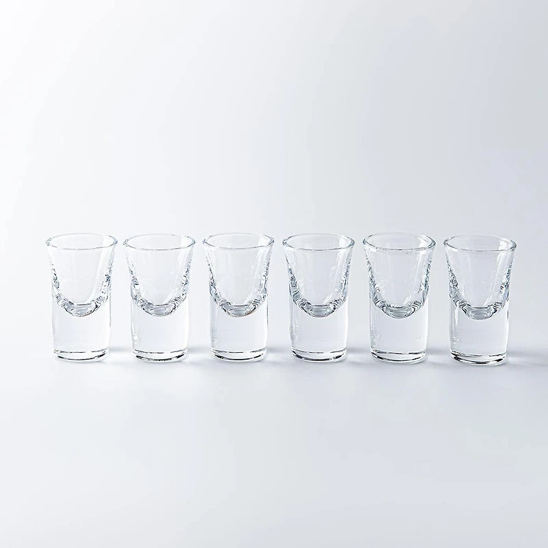 KSP Brewer's Choice Glass Shot Glass - Set of 6 (Clear)