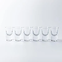 KSP Brewer's Choice Glass Shot Glass - Set of 6 (Clear)