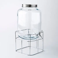 KSP Rosedale Beverage Dispenser with Stand (Clear/Chrome)