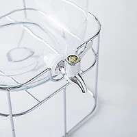 KSP Rosedale Beverage Dispenser with Stand (Clear/Chrome)