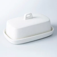 KSP Country Porcelain Butter Dish (White)