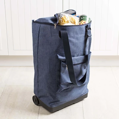 KSP Stuff Foldable Shopping Trolley (Blue)