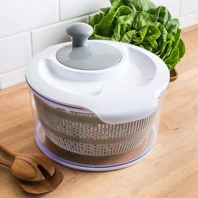 KSP Tango Salad Spinner (White/Grey)