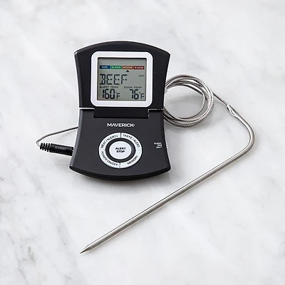 Maverick Redi-Chek Digital Thermometer with Probe (Black)