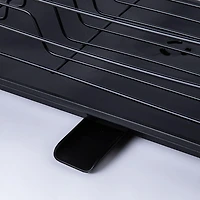 KSP Nova Dish Rack with Bamboo Handles (Black/Natural)