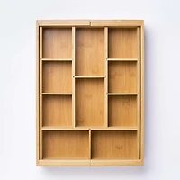 KSP Natura Bamboo Gadget Tray Expandable (Natural) 28/48 x 38 x 6.5 cm