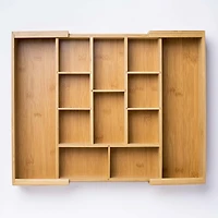 KSP Natura Bamboo Gadget Tray Expandable (Natural) 28/48 x 38 x 6.5 cm