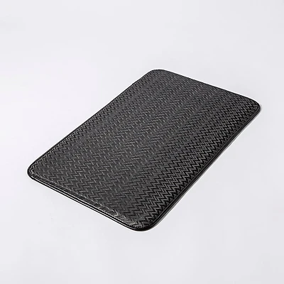 KSP Textaline 'Zig Zag' Anti-Fatigue Memory Foam Mat (Black