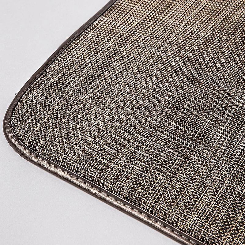 KSP Textaline 'Linen Look' Anti-Fatigue Memory Foam Mat (Brown)