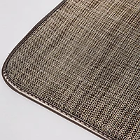 KSP Textaline 'Linen Look' Anti-Fatigue Memory Foam Mat (Brown)
