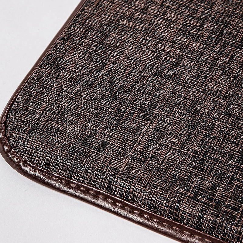 KSP Textaline 'Linen Look' Anti-Fatigue Memory Foam Mat (Dark Brown