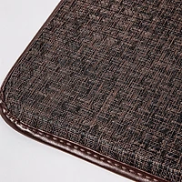 KSP Textaline 'Linen Look' Anti-Fatigue Memory Foam Mat (Dark Brown
