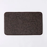 KSP Textaline 'Linen Look' Anti-Fatigue Memory Foam Mat (Dark Brown