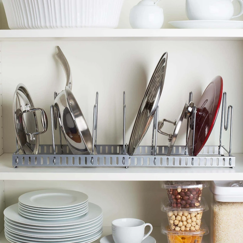KSP Spacelogic 'Expandable' Wire Pan- Lid Organizer 57 x 18 x 19 cm