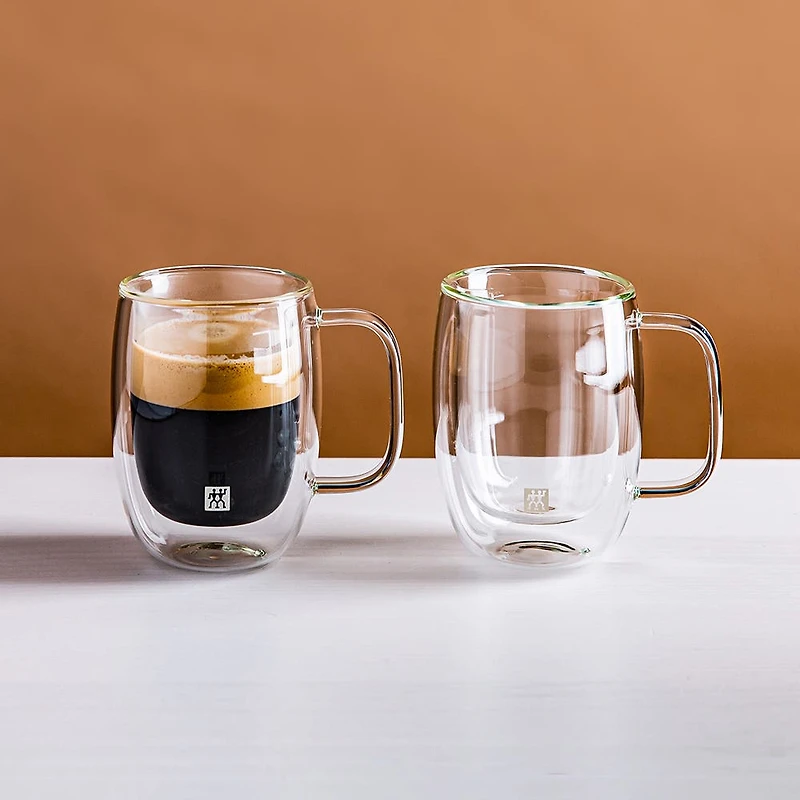 ZWILLING Sorrento Espresso Mug with Handle - Set of 2, 134 mL