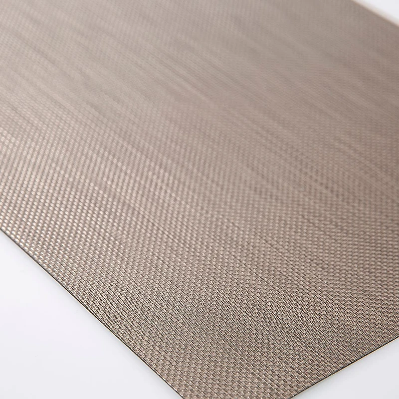 KSP Ritz Metallic 'Weave' PVC Placemat (Pewter)