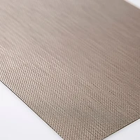 KSP Ritz Metallic 'Weave' PVC Placemat (Pewter)