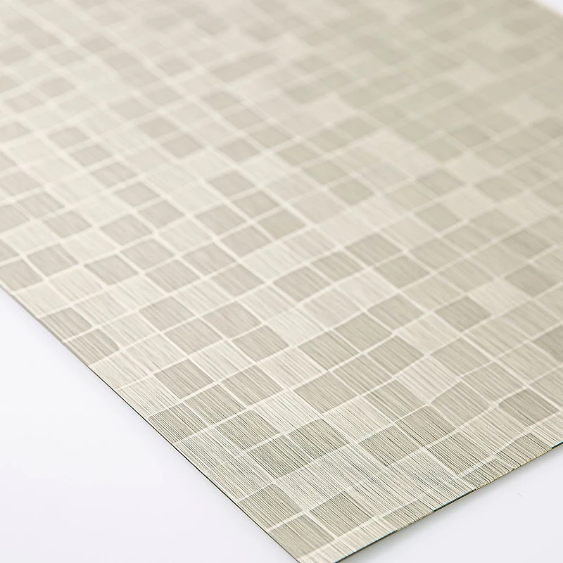 KSP Ritz Metallic 'Squares' PVC Placemat (Gold)