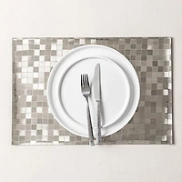 KSP Ritz Metallic 'Squares' PVC Placemat (Gold)