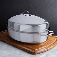 KSP Kuisine Hi-Dome Roaster with Rack (Stainless Steel)