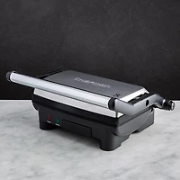 Chefman 180 Degree Panini Grill with Floating Hinge (Stainless Steel)