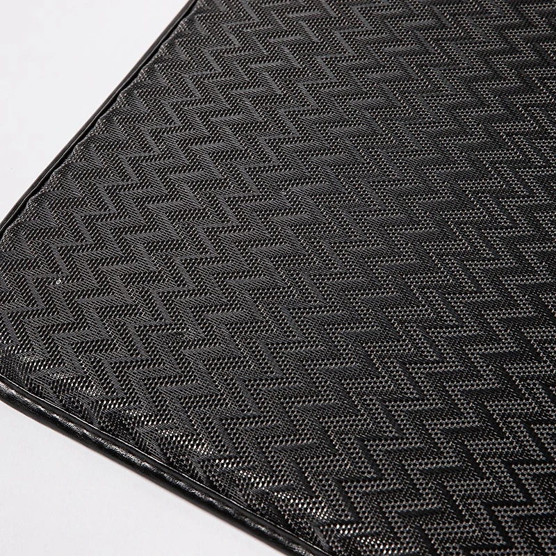 KSP Textaline 'Zig Zag' Large Anti-Fatigue Memory Foam Mat (Black)