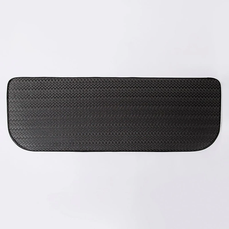 KSP Textaline 'Zig Zag' Large Anti-Fatigue Memory Foam Mat (Black)