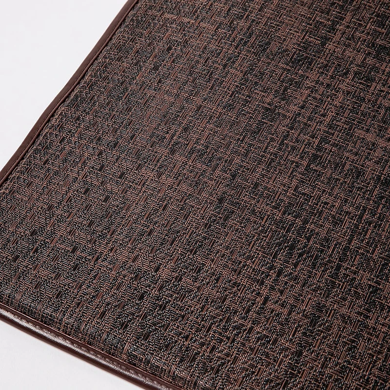 KSP Textaline 'Linen Look' Anti-Fatigue Memory Foam Mat (Dark Brown)