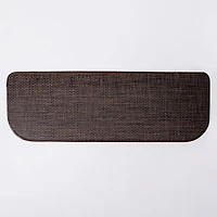 KSP Textaline 'Linen Look' Anti-Fatigue Memory Foam Mat (Dark Brown)