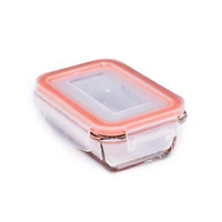KSP Clip It Glass 180ml Storage Container (Orange)