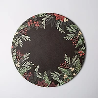 Primatives By Kathy Christmas Paper 'Greenery' Placemat - Set of 24