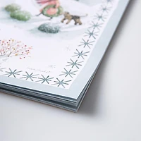 Primatives By Kathy Christmas Paper 'Winter' Placemat - Set of 24
